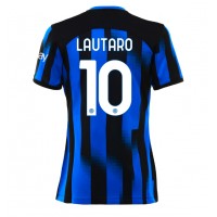 Inter Milan Lautaro Martinez #10 Domáci Ženy futbalový dres 2023-24 Krátky Rukáv